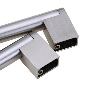 Aço inoxidável escovado Cozinha Armário Porta do armário Boss Bar Handle Silver Drawer Pull - Product Image 3