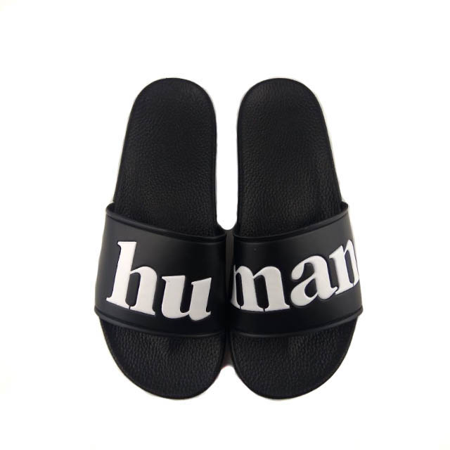 Модные полностью черные сандалии Greatshoe, китайские мужские голые ПВХ тапочки, мужские шлепанцы с вышивкой на заказ