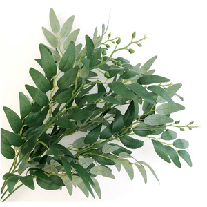 Artificial <strong>Willow</strong> Grass <strong>Branches</strong> Leaves Artificial Greenery for Home Decoration - Product Image 5