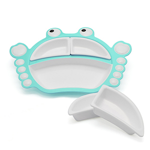 Bebé niños comida plato de plástico de los niños de plato dividido - Product Image 6