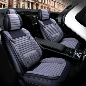 Coussins avant et arrière de luxe populaires de <span class=keywords><strong>voiture</strong></span> du cuir/PVC et housses de siège de <span class=keywords><strong>voiture</strong></span> - Product Image 3
