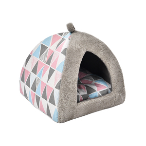 Personalizado barato venta caliente suave princesa perro cama cueva - Product Image 1