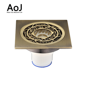 De alta calidad cuadrados anti-olor ideal de drenaje de piso de latón de drenaje de piso - Product Image 6