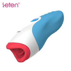 เครื่องช่วยสำเร็จความใคร่ชายแบบอิเล็กทรอนิกส์ รุ่น Leten Male Electronic Masturbators Series Hot Kiss Lip Heating Oral Masturbation Cup พร้อมเสียงอั๋มอั๋ม - Product Image 4