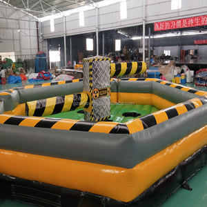 Máquina de juego inflable del curso del desafío del Wipeout del derretimiento de <span class=keywords><strong>la</strong></span> fusión del acontecimiento al aire libre de l - Product Image 1