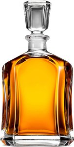BLJOE06 Gros Cristal En Verre Carafe à <span class=keywords><strong>Vin</strong></span> avec avec <span class=keywords><strong>Hermétique</strong></span> Géométrique <span class=keywords><strong>Bouchon</strong></span> - Product Image 2