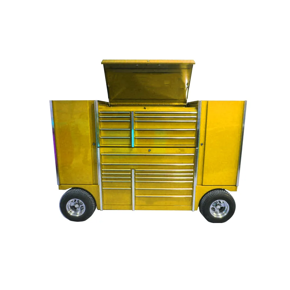 Workbench Rolling Toolbox Pit Box Wagon Trolley Cart set