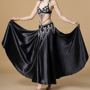 Ả Rập Belly dancer chuyên nghiệp trang phục nhảy múa đính cườm Áo ngực Top vành đai váy phù hợp với - Product Image 3