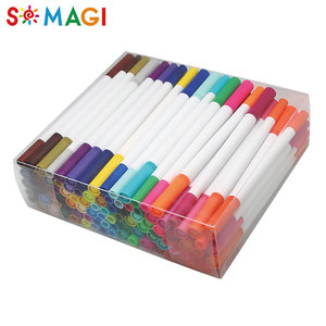 Gran precio 36 colores doble punta cepillo de fineliner <span class=keywords><strong>color</strong></span> pluma de dibujo - Product Image 5