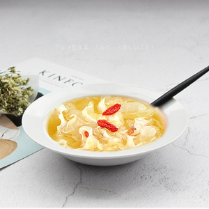 Fábrica china equipada precio a granel de porcelana de alta calidad moderna simple 7 pulgadas de cerámica plato de sopa - Product Image 1