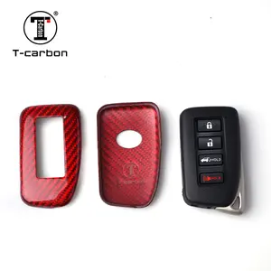 T-Carbon Autos chl üssel etui Abdeckung für LEXUS Fashion Kohle faser Schlüssel abdeckungen Auto Interieur Zubehör Schlüssel etui