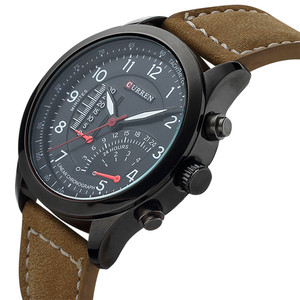 <span class=keywords><strong>CURREN</strong></span> <span class=keywords><strong>8152</strong></span> erkek kuvars saatler üst marka lüks erkekler kol saatleri erkek deri Relogio Masculino spor saat - Product Image 5