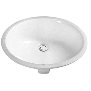 Haute qualité sanitaires crème <span class=keywords><strong>blanc</strong></span> ovale salle de bains sous le <span class=keywords><strong>mont</strong></span> évier/sous le comptoir bassin - Product Image 1