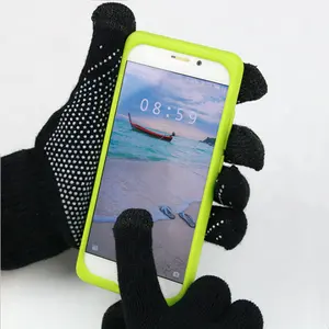 En gros et Promotion Personnaliser Écran Tactile Chaud Gants De Conduite Sms Unisexe Mitaines Sport Gants Tricotés