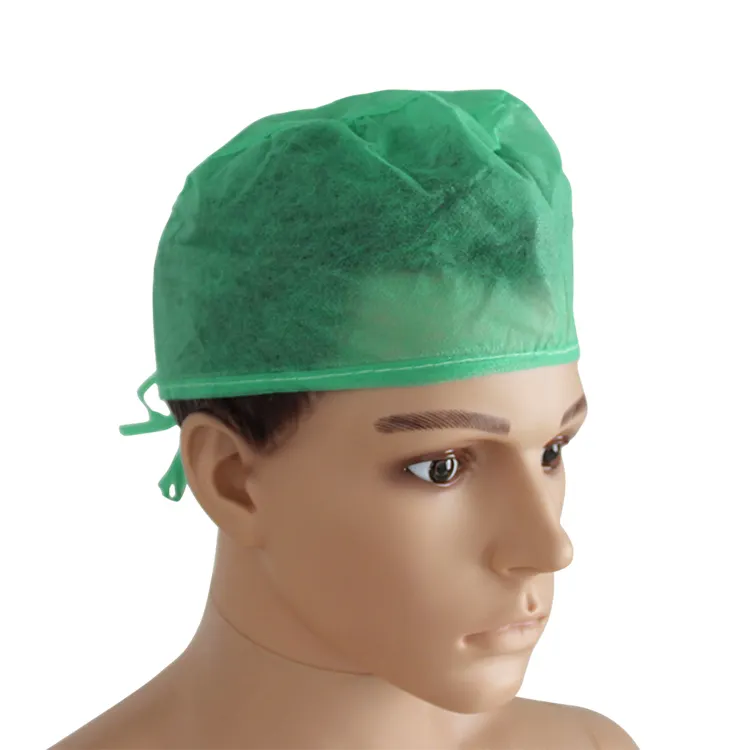 Hastane saç Net cerrah kaput cerrahi şapka tıbbi tek kullanımlık başlık