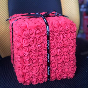 Fleur préservée cube <span class=keywords><strong>rose</strong></span> pour <span class=keywords><strong>le</strong></span> cadeau <span class=keywords><strong>de</strong></span> la saint-valentin - Product Image 1