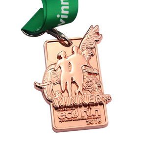 Nouvelle conception en alliage de zinc en métal 5 <span class=keywords><strong>k</strong></span> personnalisé émail dur course médaille de finisseur - Product Image 1