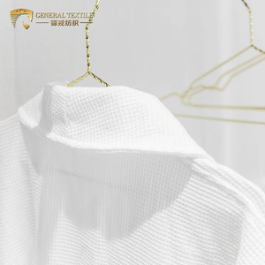 Pas cher Femme En Satin de Soie En Coton Éponge <span class=keywords><strong>Velours</strong></span> de qualité Hôtel Gaufre Peignoir en tissu - Product Image 4