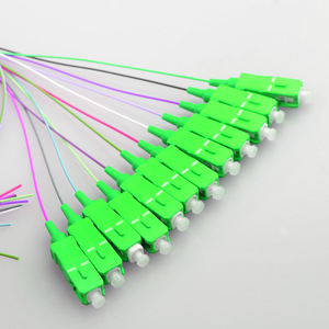 Pigtail de <span class=keywords><strong>Fibra</strong></span> Óptica Monomodo <span class=keywords><strong>SC</strong></span>/APC simplex de 1 2 metros - Product Image 4