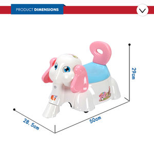 Plástico al por mayor <span class=keywords><strong>musical</strong></span> <span class=keywords><strong>orinal</strong></span> bebé inodoro con elefante lindo en forma - Product Image 4