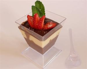 PP PS en plastique rectangulaire bols récipient <span class=keywords><strong>de</strong></span> nourriture jetable coupes à dessert - Product Image 5