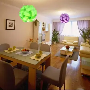 Lampada Della Sfera Ombra Lampade A Sospensione Da Soffitto Copre di QUOZIENTE D'INTELLIGENZA di Puzzle FAI DA TE Puzzle Di Paralume Moderno Design Per La Casa Decorazione di Cerimonia Nuziale Decorazioni Del Partito