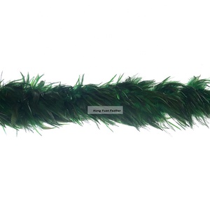 directamente alta calidad abastecido 4-6 pulgadas 2 yardas rojo silla boas para <span class=keywords><strong>la</strong></span> decoración del partido, barato pluma - Product Image 3