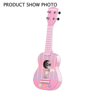 Jacko Toys Nuevo Festival Comercial, Guitarra <span class=keywords><strong>Ukelele</strong></span> Rosa de 21 Pulgadas de Buena Calidad para Niñas - Product Image 2