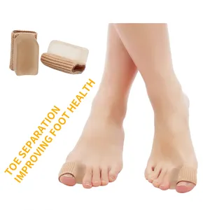 Korumak ayak etrafında önlemek sürtünme silikon jel Hallux ortez kumaş ayak ayırıcı