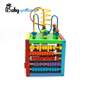 Nouveau <span class=keywords><strong>le</strong></span> plus chaud 5 dans 1 en bois enfants activité cube avec perle <span class=keywords><strong>labyrinthe</strong></span> Z11137B - Product Image 5