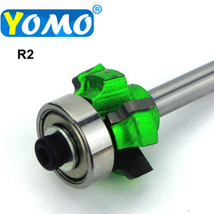 Fresa de vástago de 1/4 ", cuchillo de recorte para carpintería, recortador de bandas de borde de PVC para madera - Product Image 1