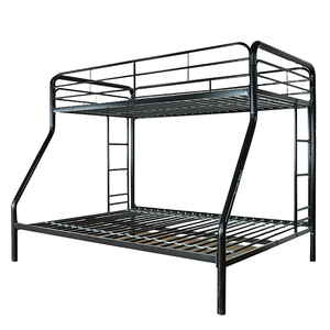 Amostra grátis Twin Over Full Futon Black Metal fundo duplo beliche com duplo no fundo - Product Image 3