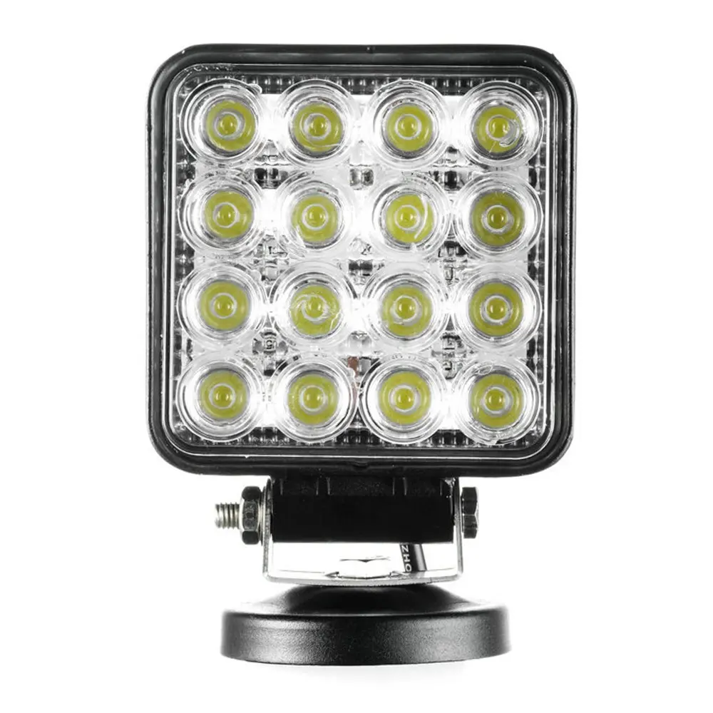 Truck Accessoires Vierkante 48W Super Heldere Led Werken Licht, epistar 48W Led Werklamp 24 Volt 12V