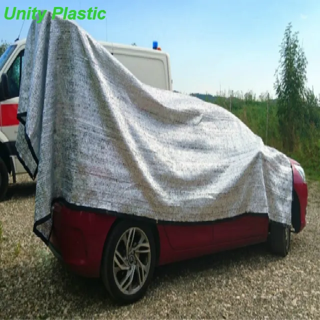 6*4 m alumi net car shade cloth 75% sunshade car cover