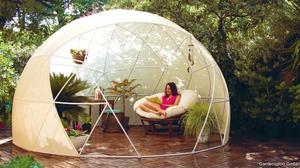 Igloo de jardin extérieur 4m/6m avec structure en aluminium et toit en verre - Product Image 4