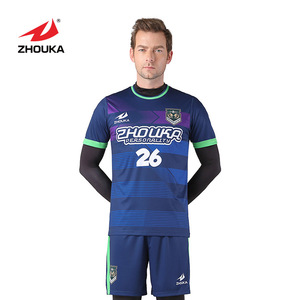 ZHOUKA wholesale football トレーニングウェアカスタム sublimation soccer jersey Wear - Product Image 4