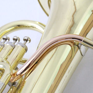 OEM <span class=keywords><strong>Prix</strong></span> d'usine chinois Modèle professionnel Vannes de compensation de tonalité en Bb/F laqué or <span class=keywords><strong>Euphonium</strong></span> - Product Image 3