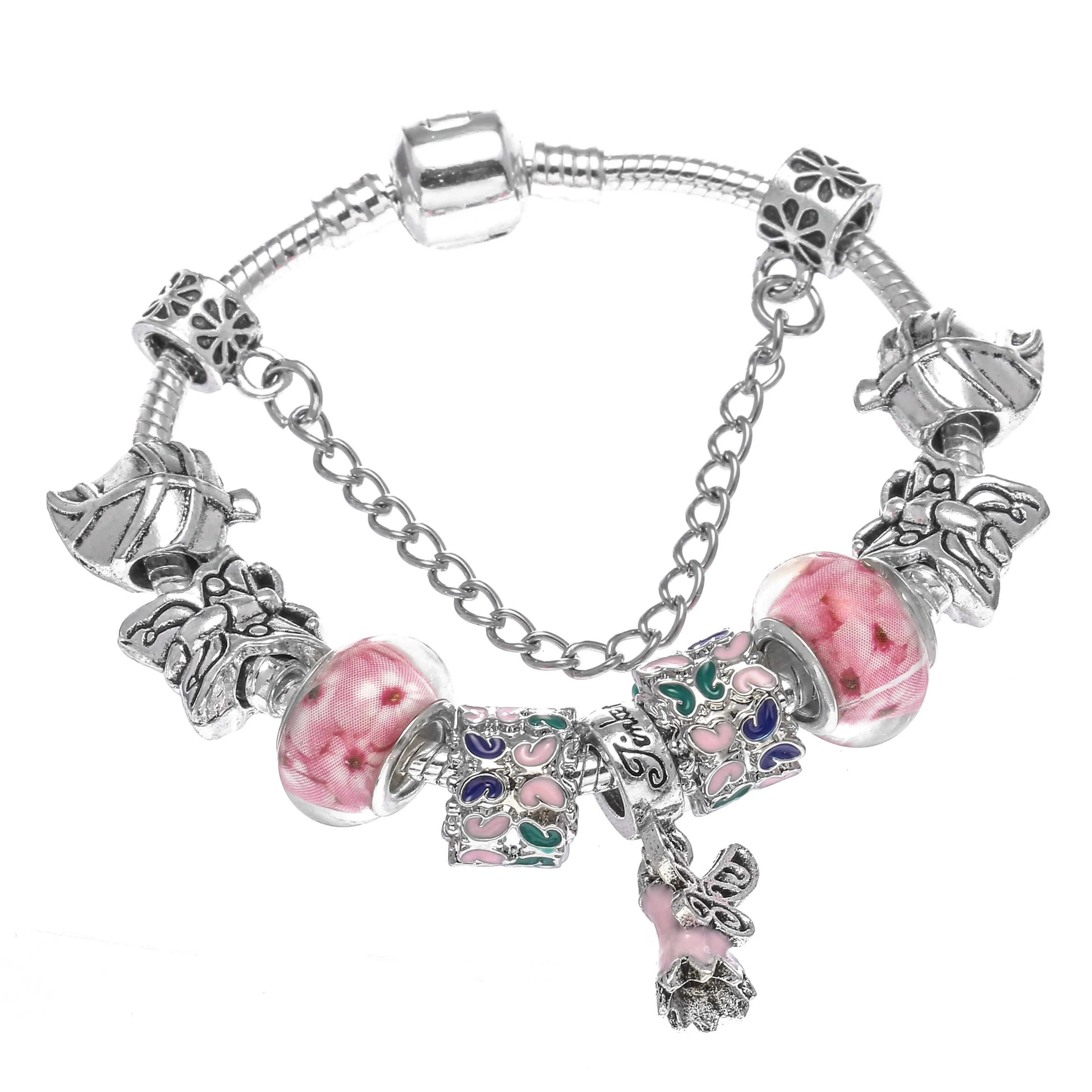 Bracelets perlés s populaires pour femmes et filles, accessoires à breloques, nouvelle collection