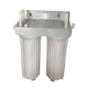 Sistema de filtro de água com 2 estágios com serviço do oem, sistema de purificação de água doméstica de 10 polegadas