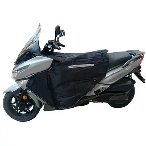 Mode 600D Oxford avec protecteur de jambe de moto en peluche pour couverture de tablier de jambe chaude