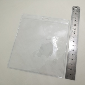 Porte-badge carré en PVC taille intérieure 118*132mm pour la taille extérieure de la conférence <span class=keywords><strong>113</strong></span>*113mm" - Product Image 2