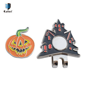 Caiton Halloween meltal clip del sombrero del golf del marcador de la bola de golf fábrica C257 - Product Image 1