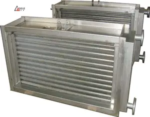 Corrosion Resistance Steel Stainless Material Drying Oil to Air Fin Tube Heat Exchangers for Curing Oven