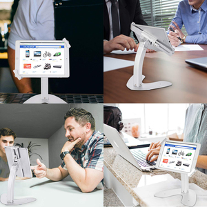 Display antifurto universale supporto da tavolo verticale supporto da tavolo regolabile in lega di alluminio per Tablet per iPad 9.7"
