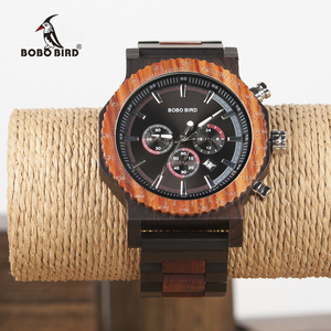 <span class=keywords><strong>Orologio</strong></span> in <span class=keywords><strong>Legno</strong></span> Classico di Edizione Limitata con Movimento al Quarzo e Data Automatica - Product Image 4