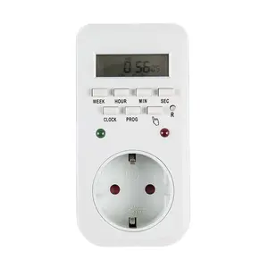 ETG-65A Germany 7 Days Weekly Programmable Automatic Digital Timer Plug Sockets Switches for Home Appliance