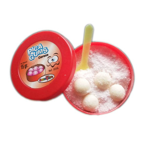 Chicle <span class=keywords><strong>Pica</strong></span> Frutal de 20g con Polvo en Caja - Product Image 1