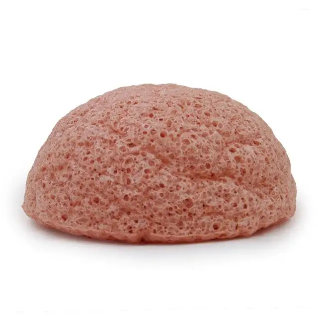 Éponge de maquillage konjac 2021 naturelle, argile rose biologique, pour le bain, 1 pièce