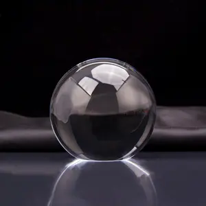 Barato al por mayor personalizado 3D láser de cristal bola de cristal Domo K9 pisapapeles de vidrio para oficina