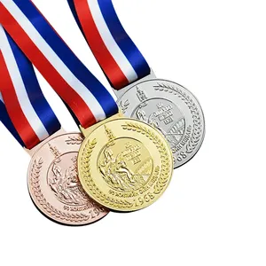 Бесплатный дизайн персонализированные пользовательские формы золото серебро бронза медаль по боксу для продажи